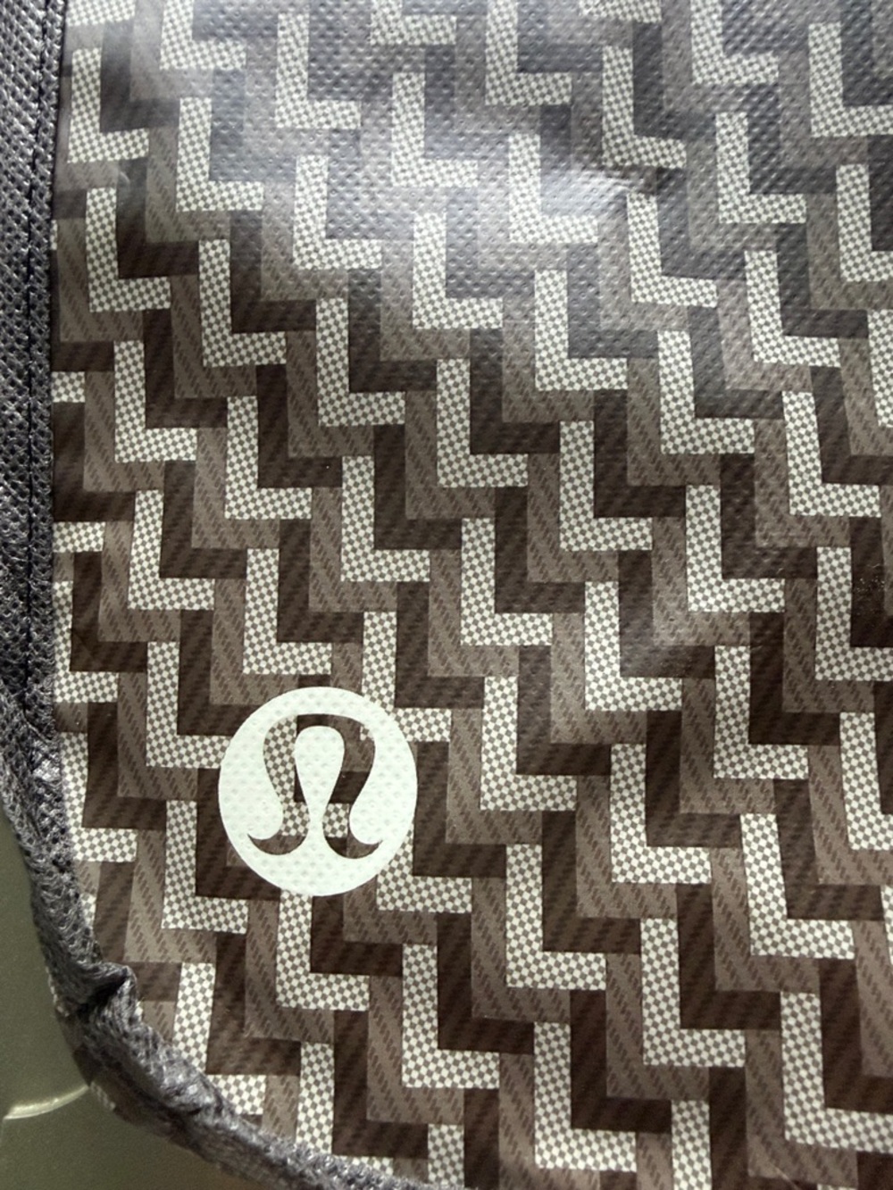 🆕 LULULEMON Reusable Tote Carryall Handbag Shopping Bag L Monogram - Picture 5 of 12